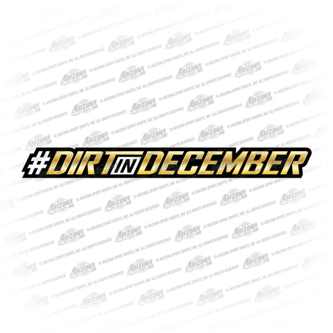 GW #DIRTINDECEMBER Decal