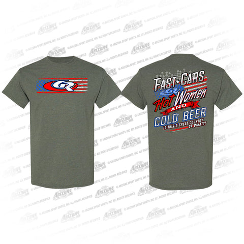 GR Fast Cars Hot Nights T-Shirt