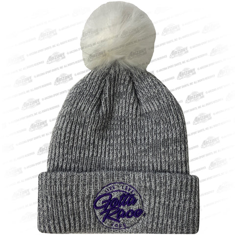 GR LLR Puff Ladies Pom Beanie