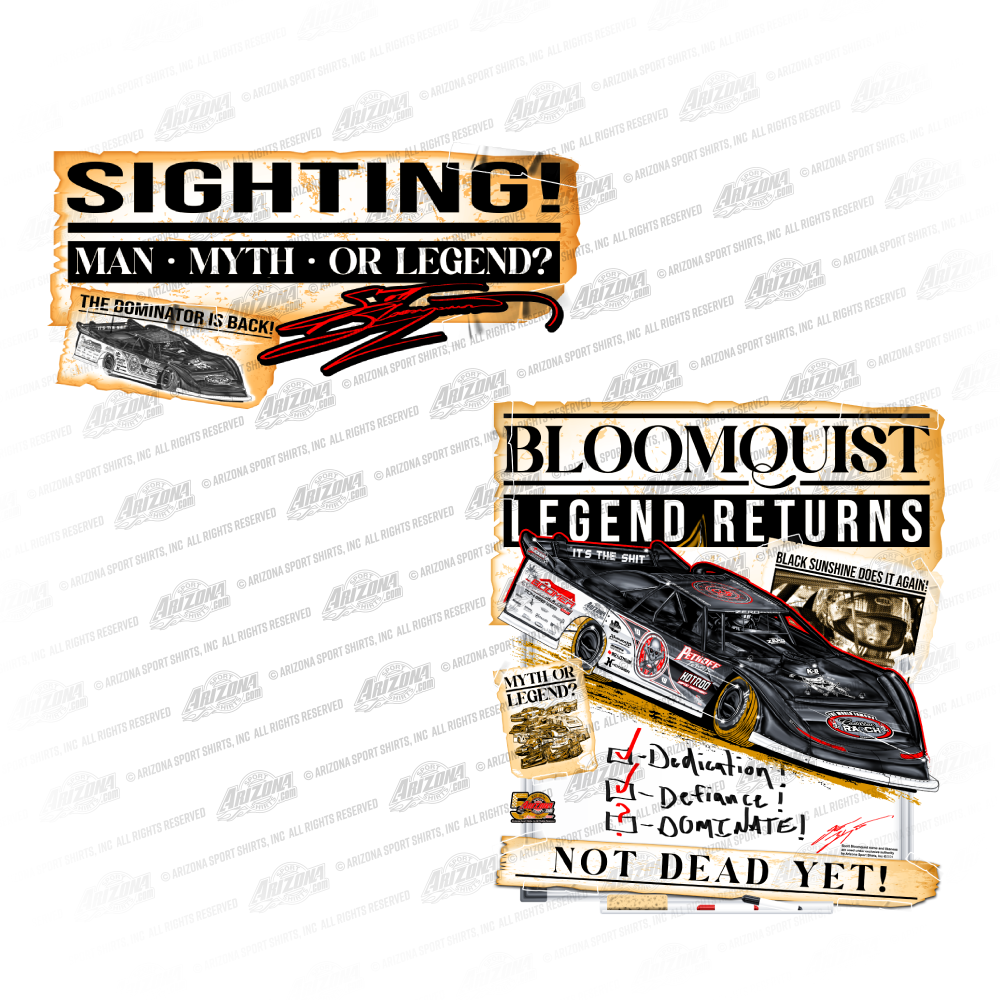 Scott Bloomquist #0 Legend Decal – Gotta Race