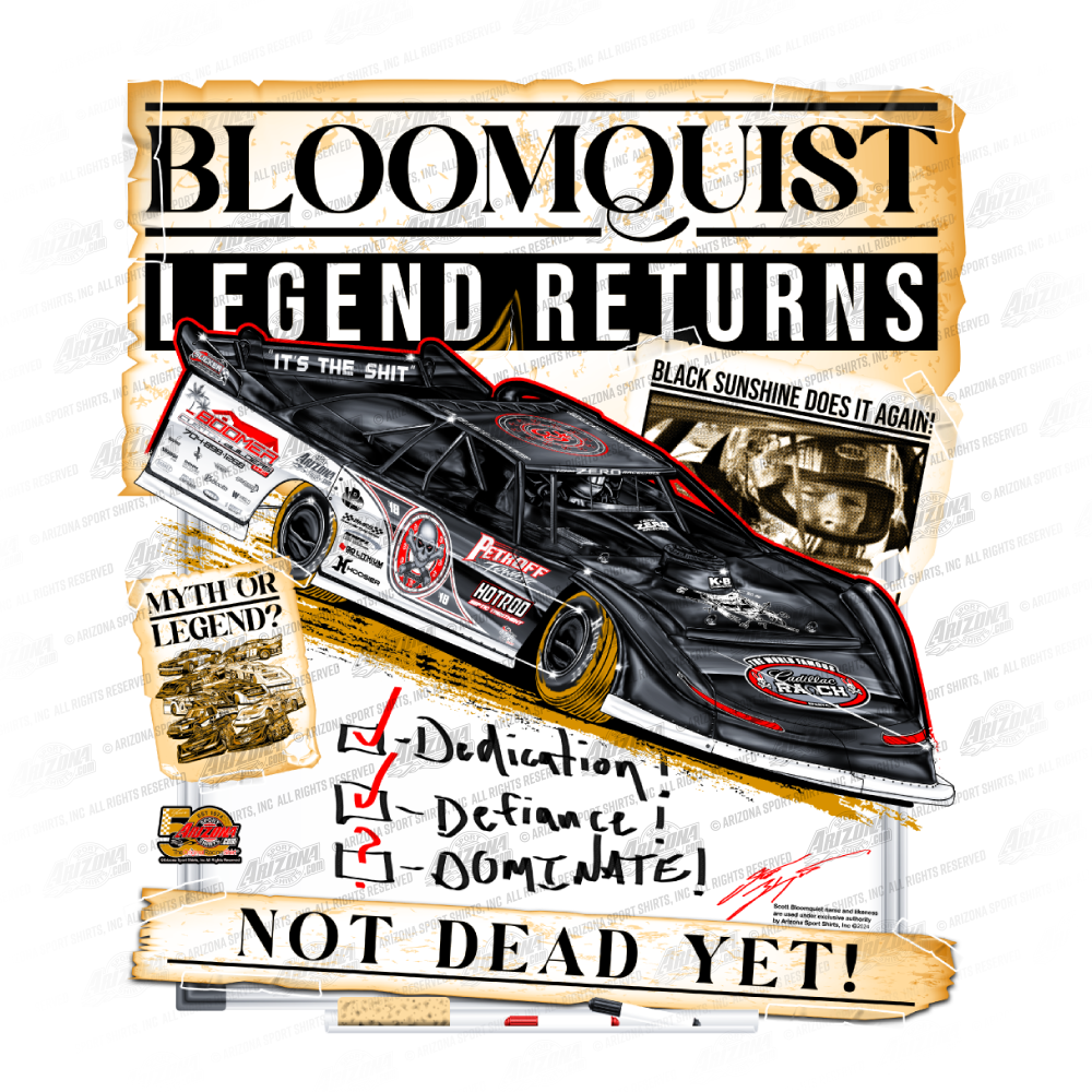 Scott Bloomquist #0 Legend Decal – Gotta Race