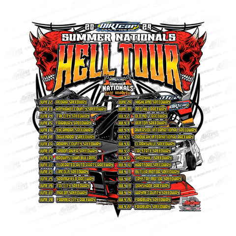 Summer Natls Hell Tour 2024 Decals
