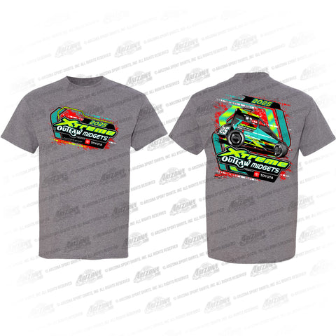 Xtreme Outlaw Midget Aqua 2025 T-Shirt