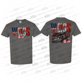 RW #7 USA/CDN Flag T-Shirts