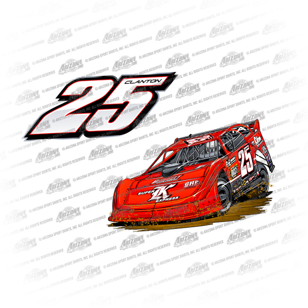 Shane Clanton #25 Decals – Gotta Race